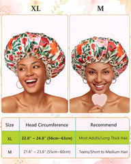 Gorro mikimini resistente al agua con doble capa interior mantiene el cabello protegido