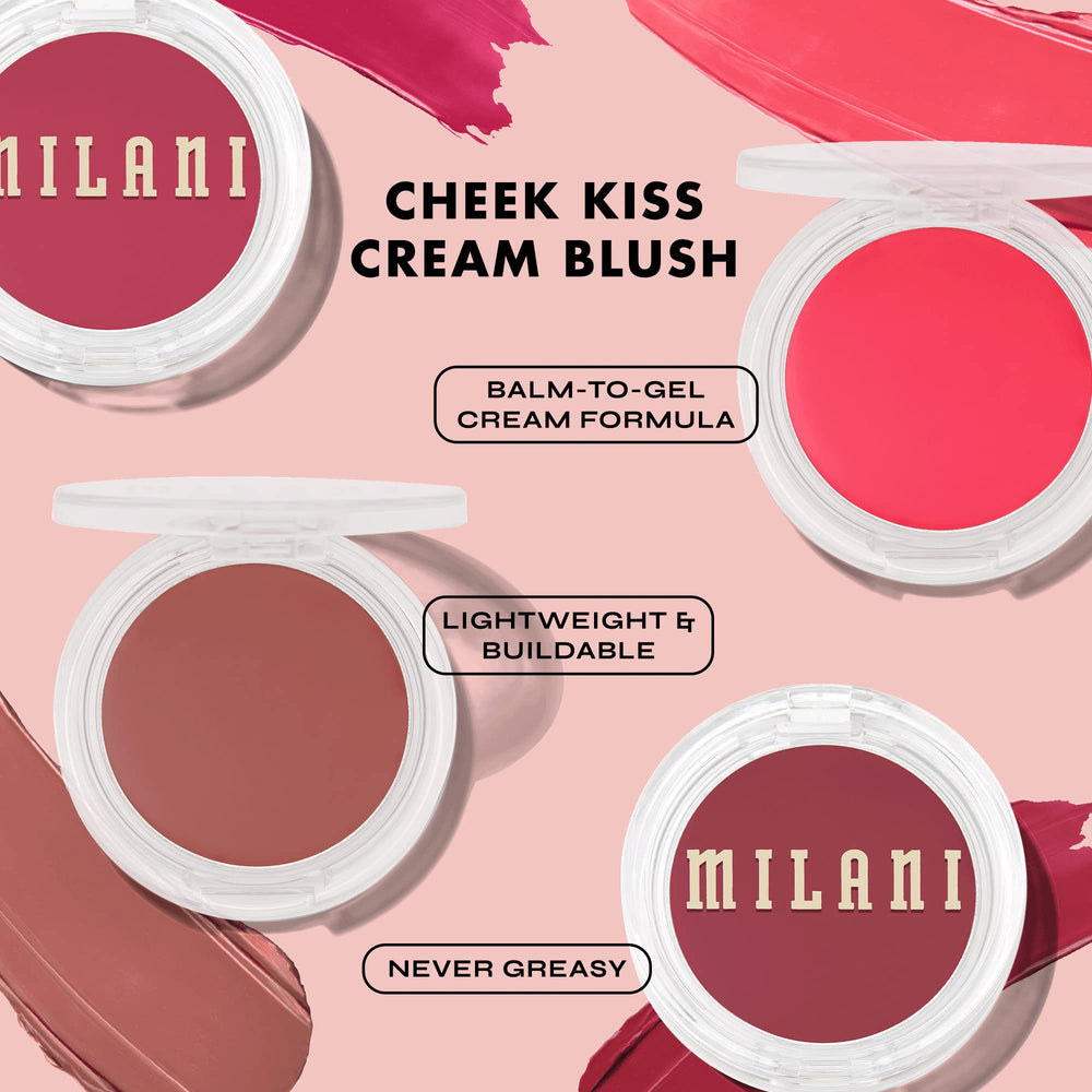 Milani Cheek Kiss Cream Blush, hidrata y aporta antioxidantes para la piel