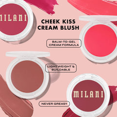 Milani Cheek Kiss Cream Blush, hidrata y aporta antioxidantes para la piel
