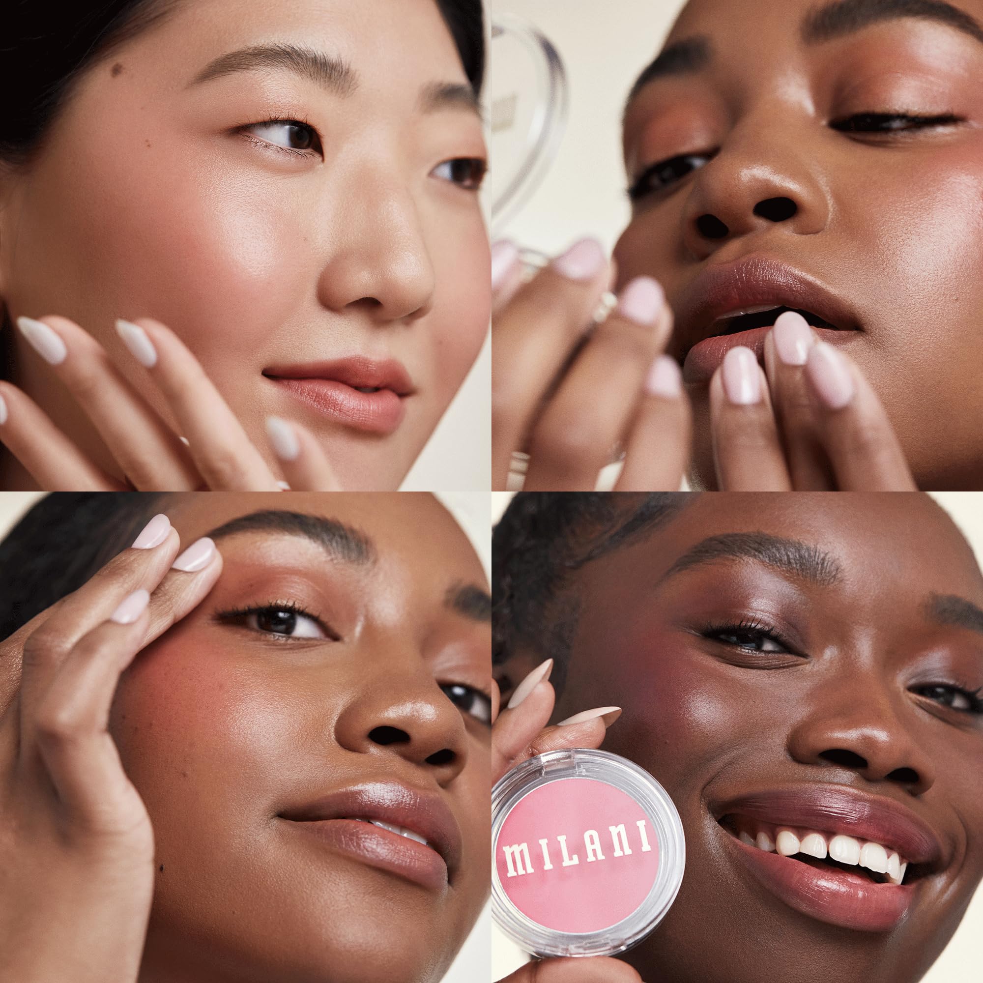 Milani Cheek Kiss Cream Blush, brinda brillo y radiancia natural