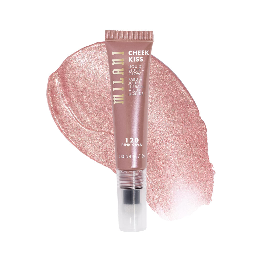 Milani Cheek Kiss con aplicador preciso para cobertura uniforme.