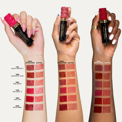 Acabado brillo-semi-matte de Milani Lip Stain Rosa Ascenso