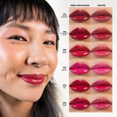 Textura ligera de Milani Color Fetish Lip Stain Rosa Ascenso para uso diario
