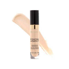 Milani Conceal + Perfect en envase compacto para cobertura duradera de ojeras y manchas.