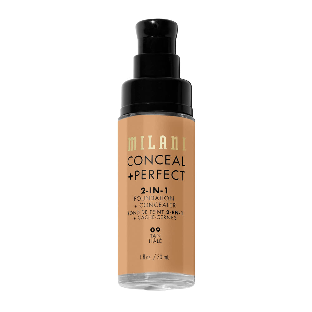Milani Conceal + Perfect 2 en 1, cubre ojeras y rojeces con acabado discreto