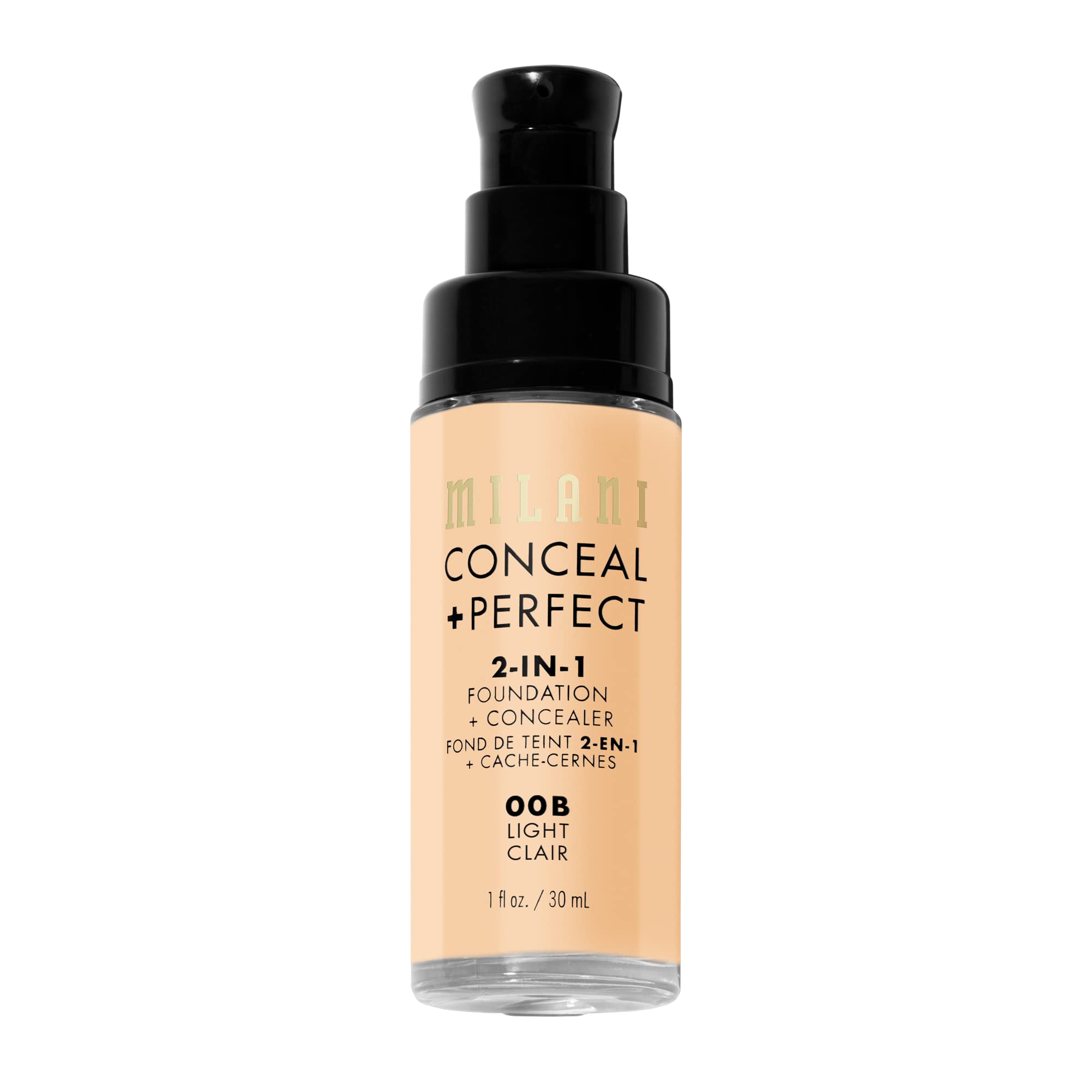 Milani Conceal + Perfect textura cremosa se difumina con facilidad.