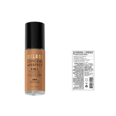 Milani Conceal + Perfect, acabado natural para look de piel fresca y real.