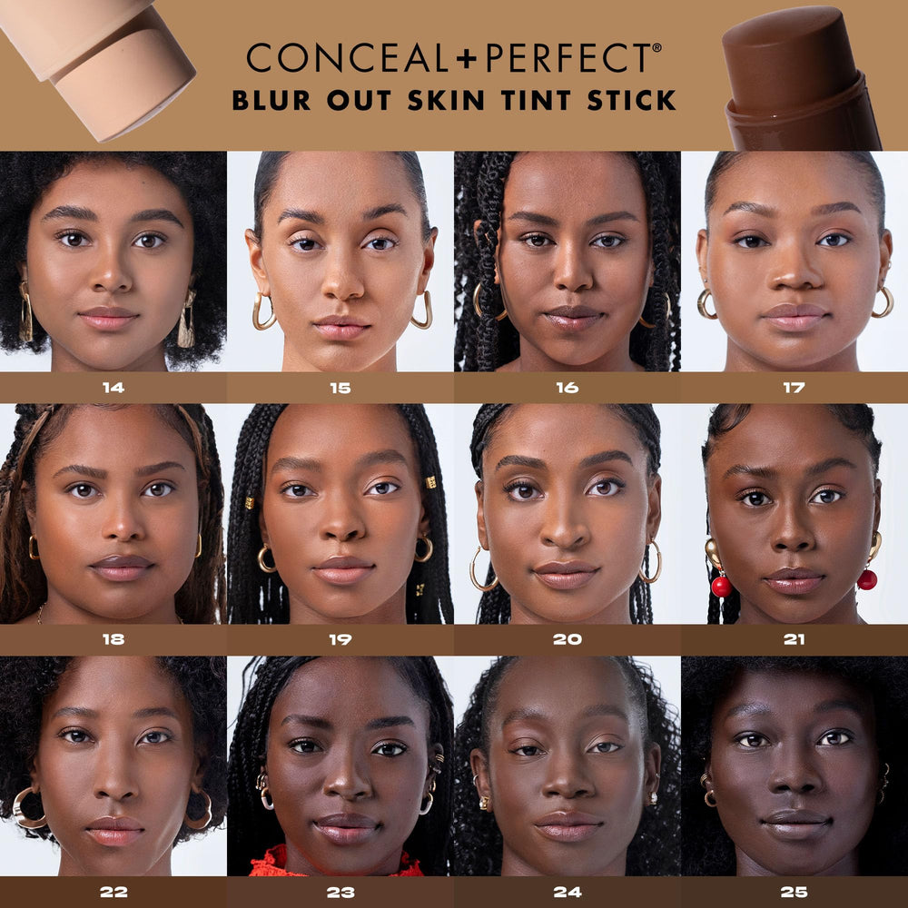 Milani Conceal + Perfect barra, ingredientes nutritivos cuidan la piel.