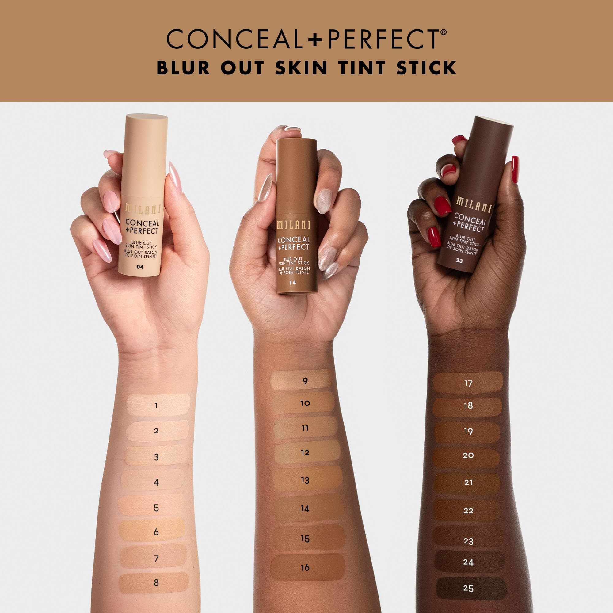 Milani Conceal + Perfect Blur Out: acabado mate suave en piel