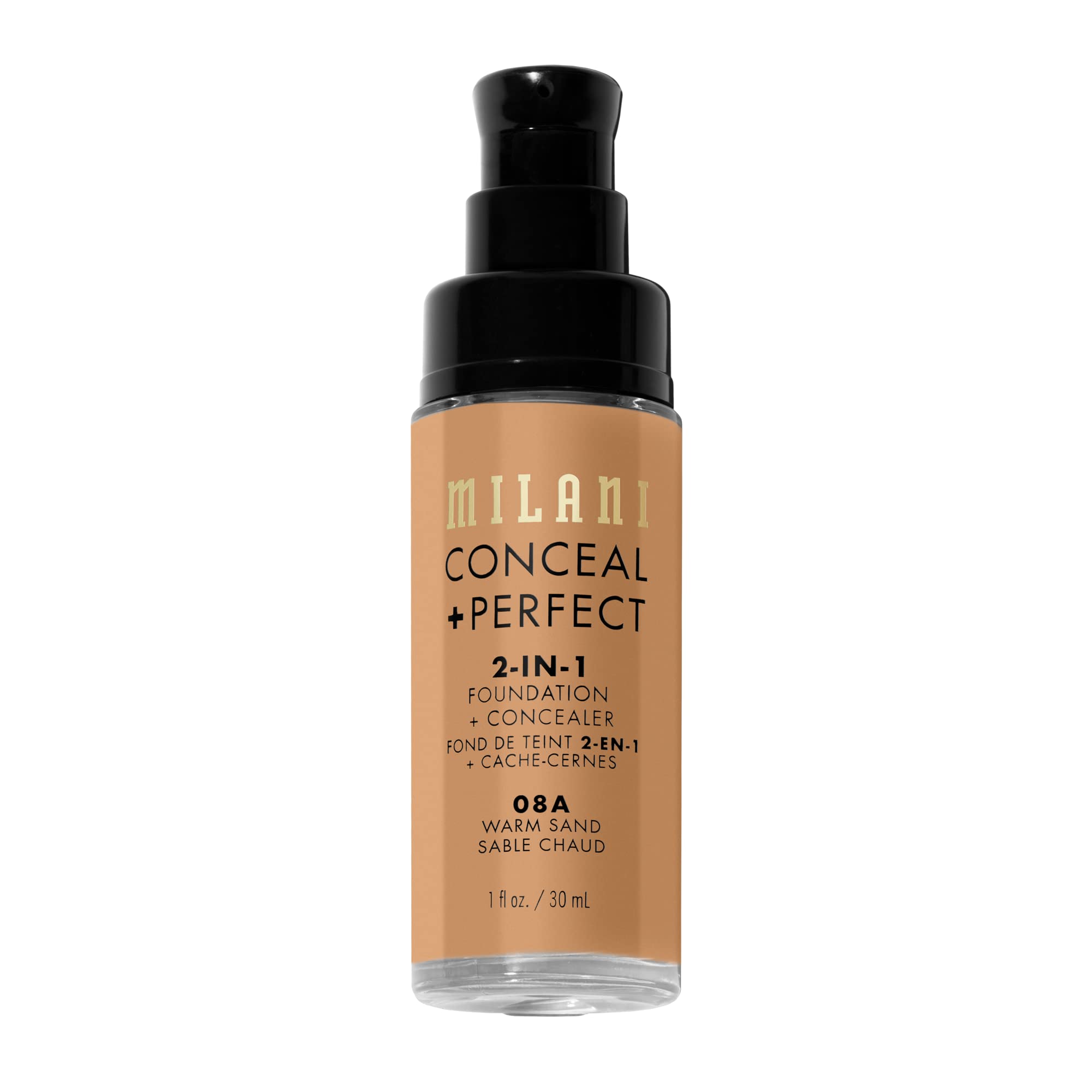 Milani Conceal + Perfect resistencia al agua para uso diario.