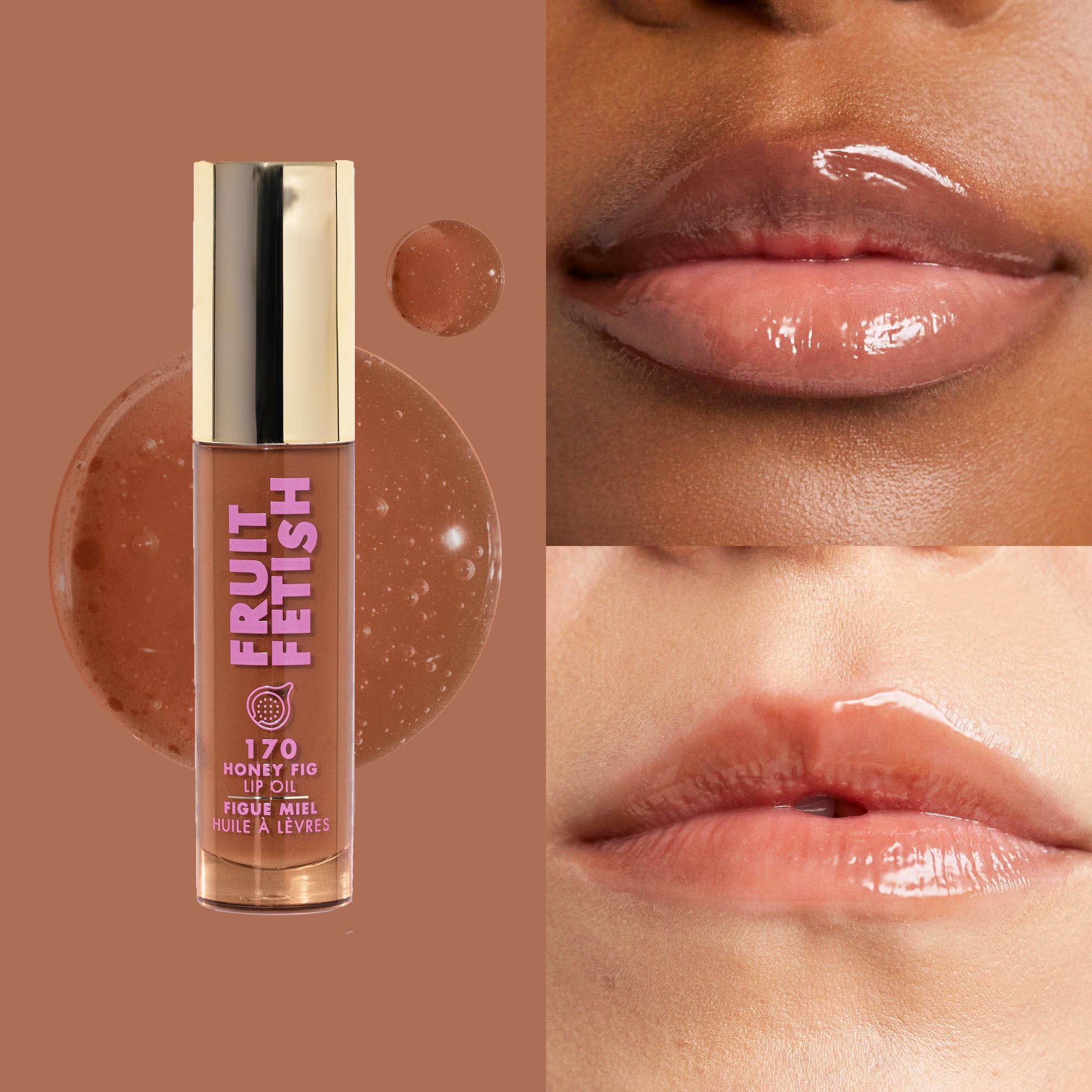 Milani Fruit Fetish Lip Oil: aplicador suave para brillo ligero y uniforme