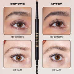 Milani Precision Brow Pencil Ebony, duración de hasta 10 horas en cejas