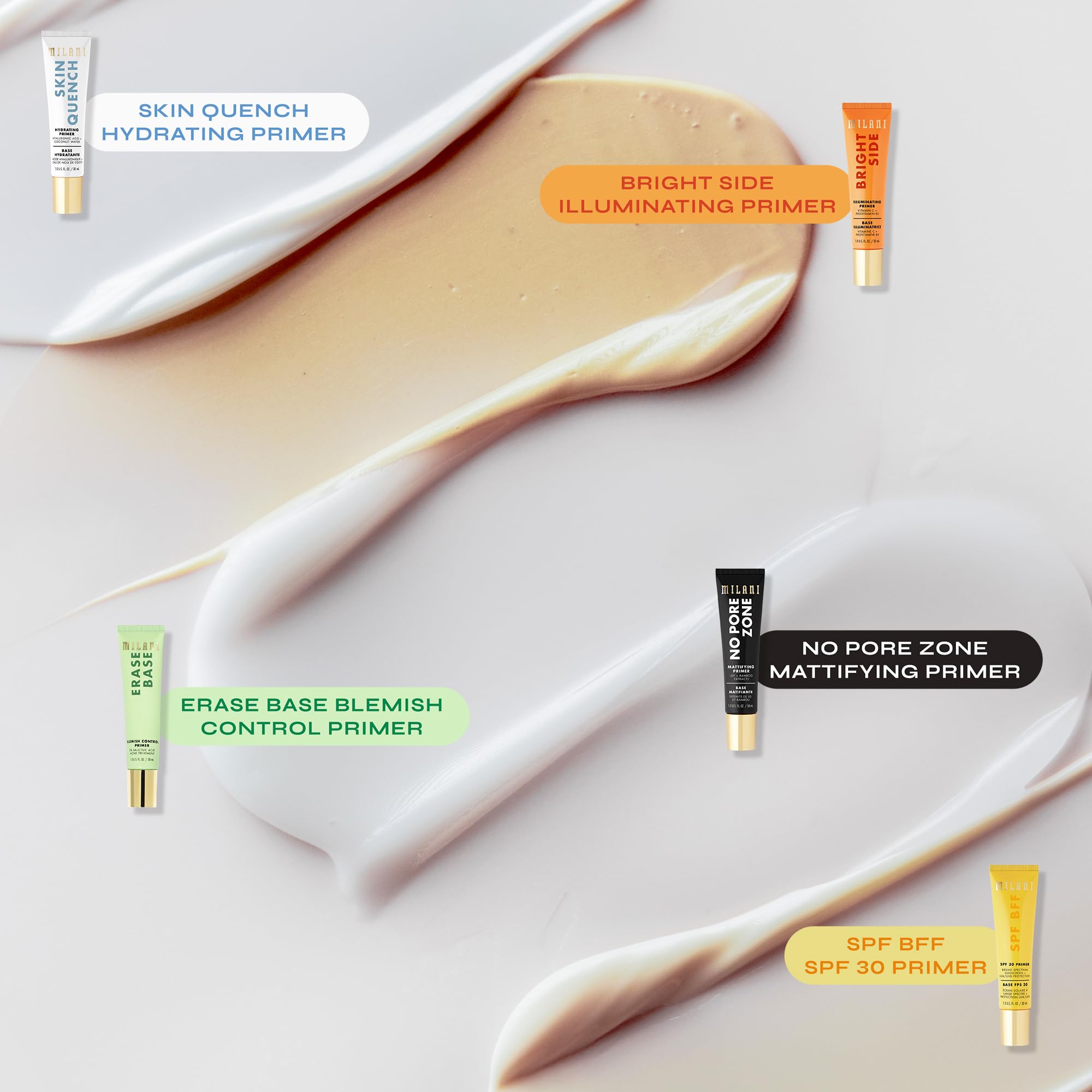 Protección solar SPF30 integrada para maquillaje diario.