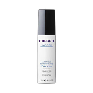 Milbon Aceite Luminoso Voluminizante para Cabello Fino, aporta cuerpo y brillo.