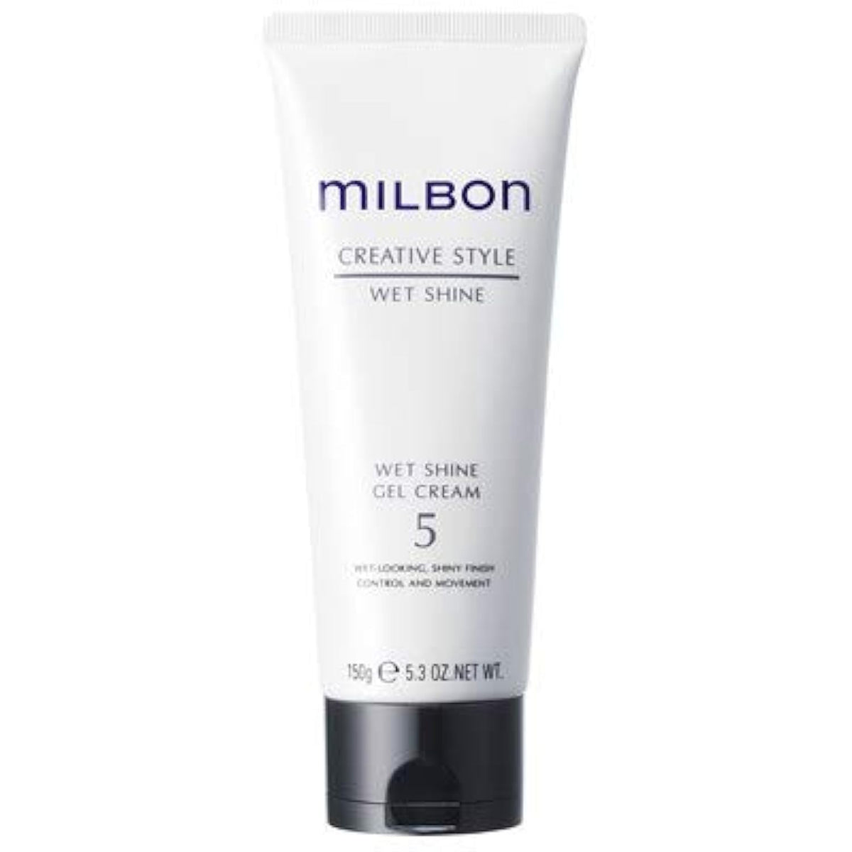 Milbon Creative Style Wet Shine, botella, brillo intenso y control del frizz para peinados con efecto mojado