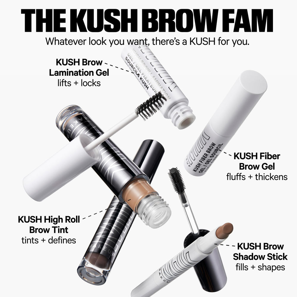Milk Makeup KUSH Fiber Brow Gel aplicación paso a paso
