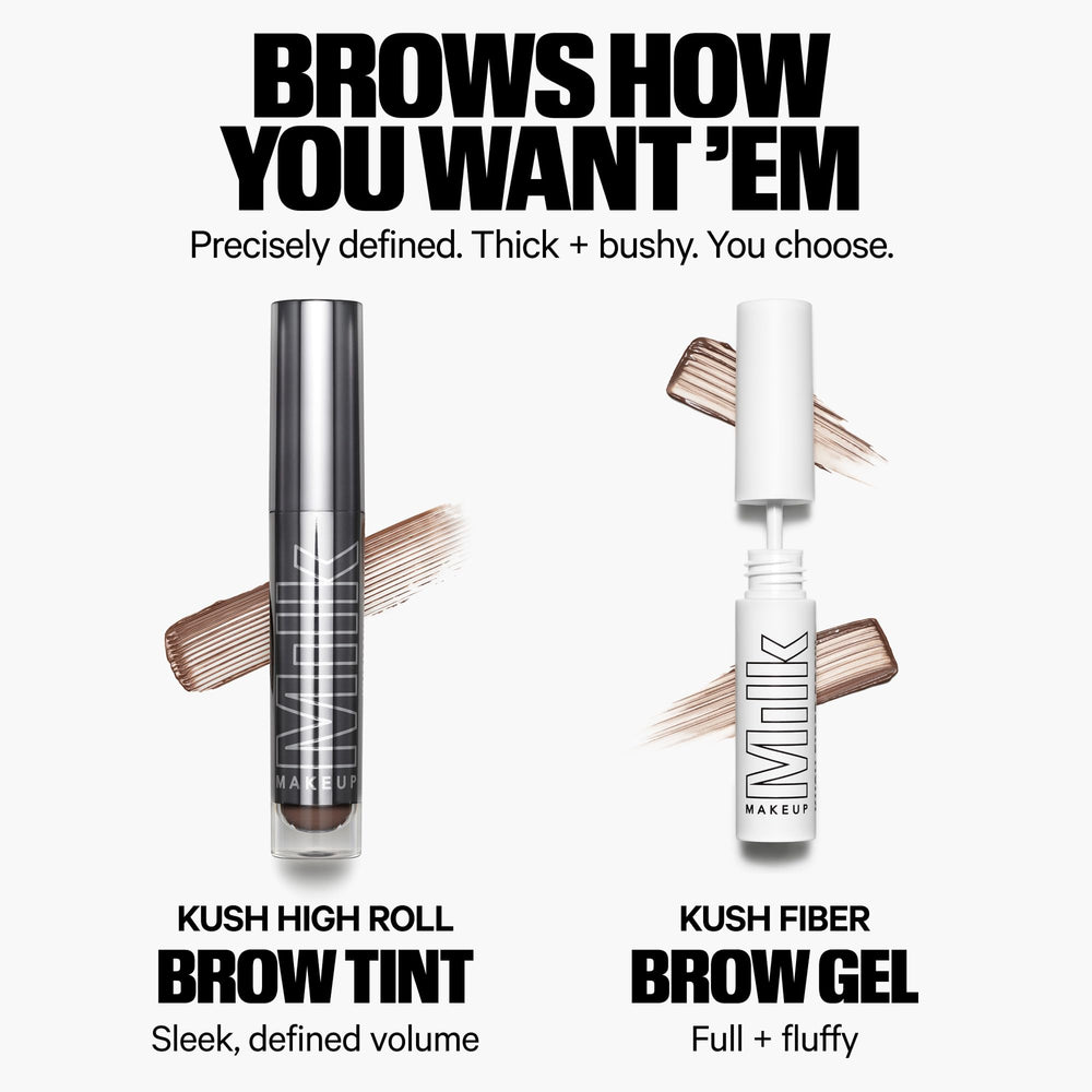 Milk Makeup KUSH Fiber Brow Gel fijación flexible para cejas definidas