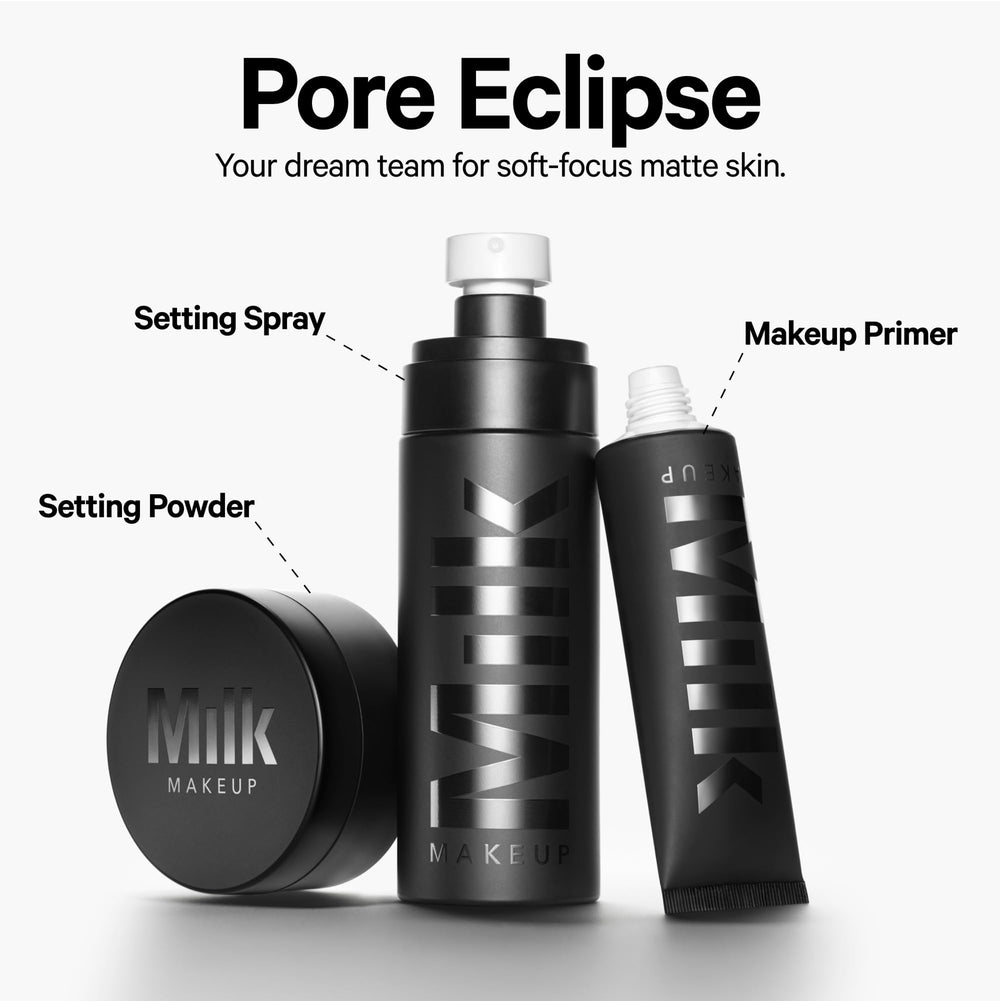 Milk Makeup Pore Eclipse extracto de lenteja controla brillo.