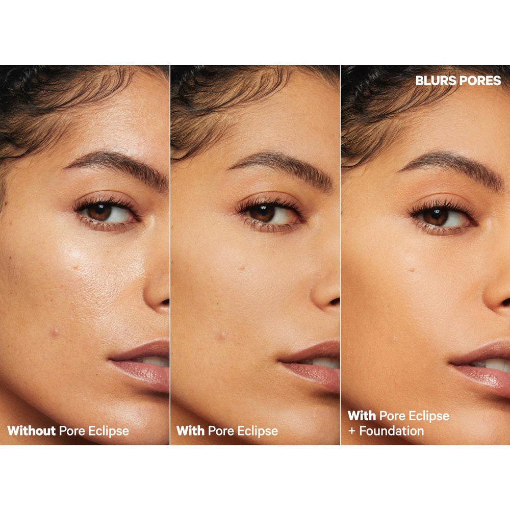 Milk Makeup Pore Eclipse, Moonstone calma la piel durante la aplicación.