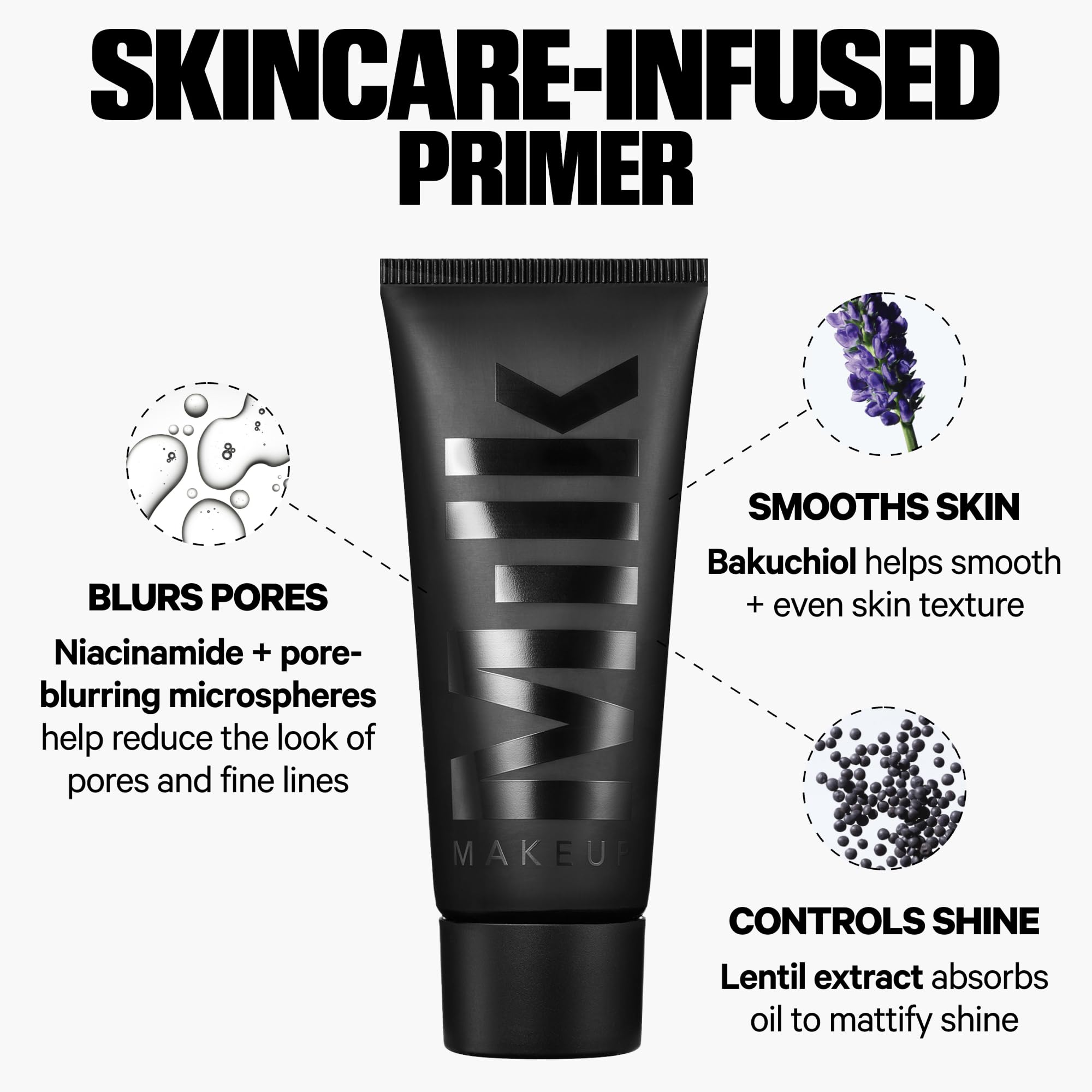 Milk Makeup Pore Eclipse, niacinamida que minimiza la apariencia de poros.