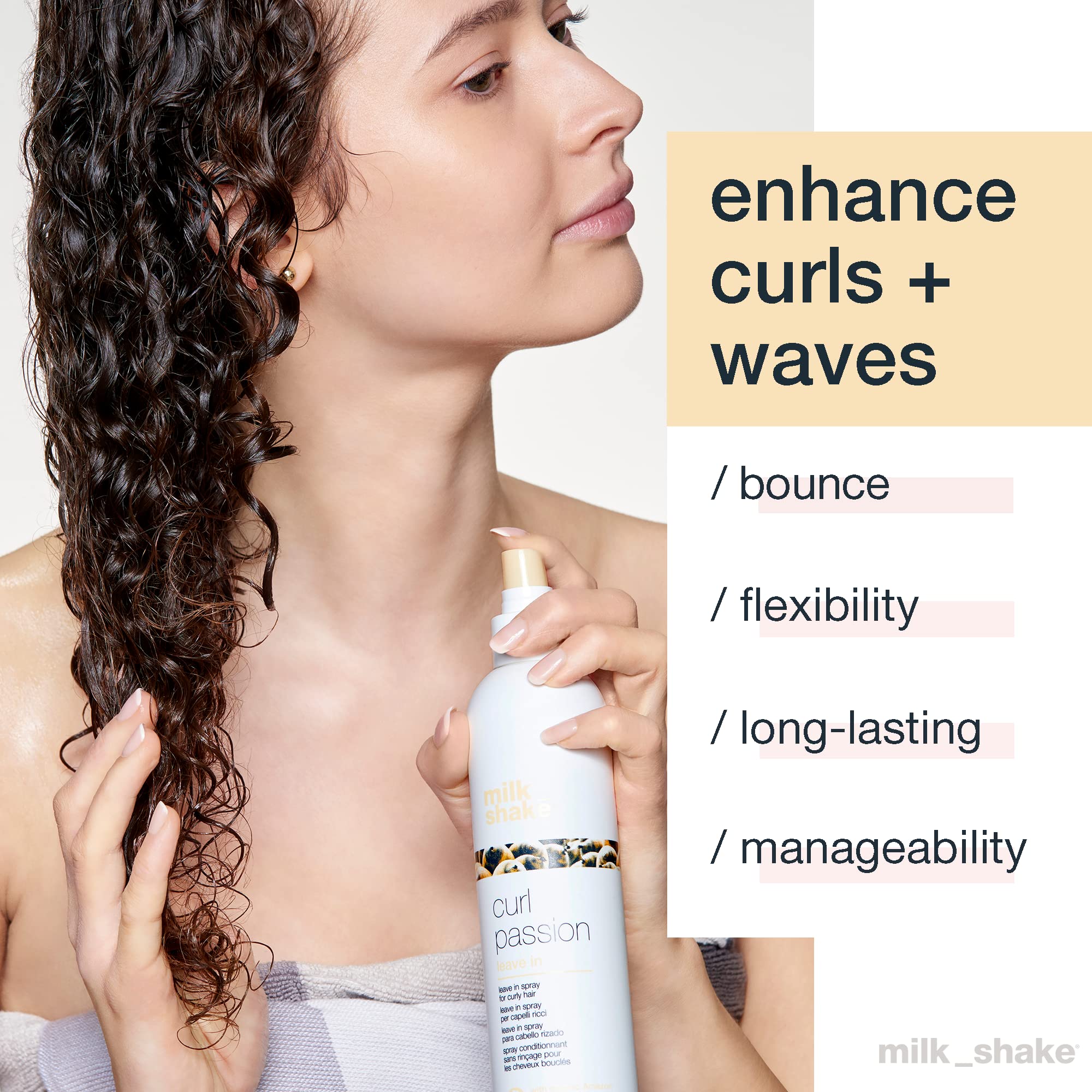 milk-shake Curl Passion con pracaxi y babassu para rizos nutridos.