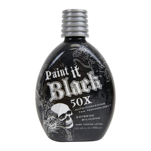 Millennium Tanning Paint It Black 50x, botella para aplicación rápida que acelera el bronceado