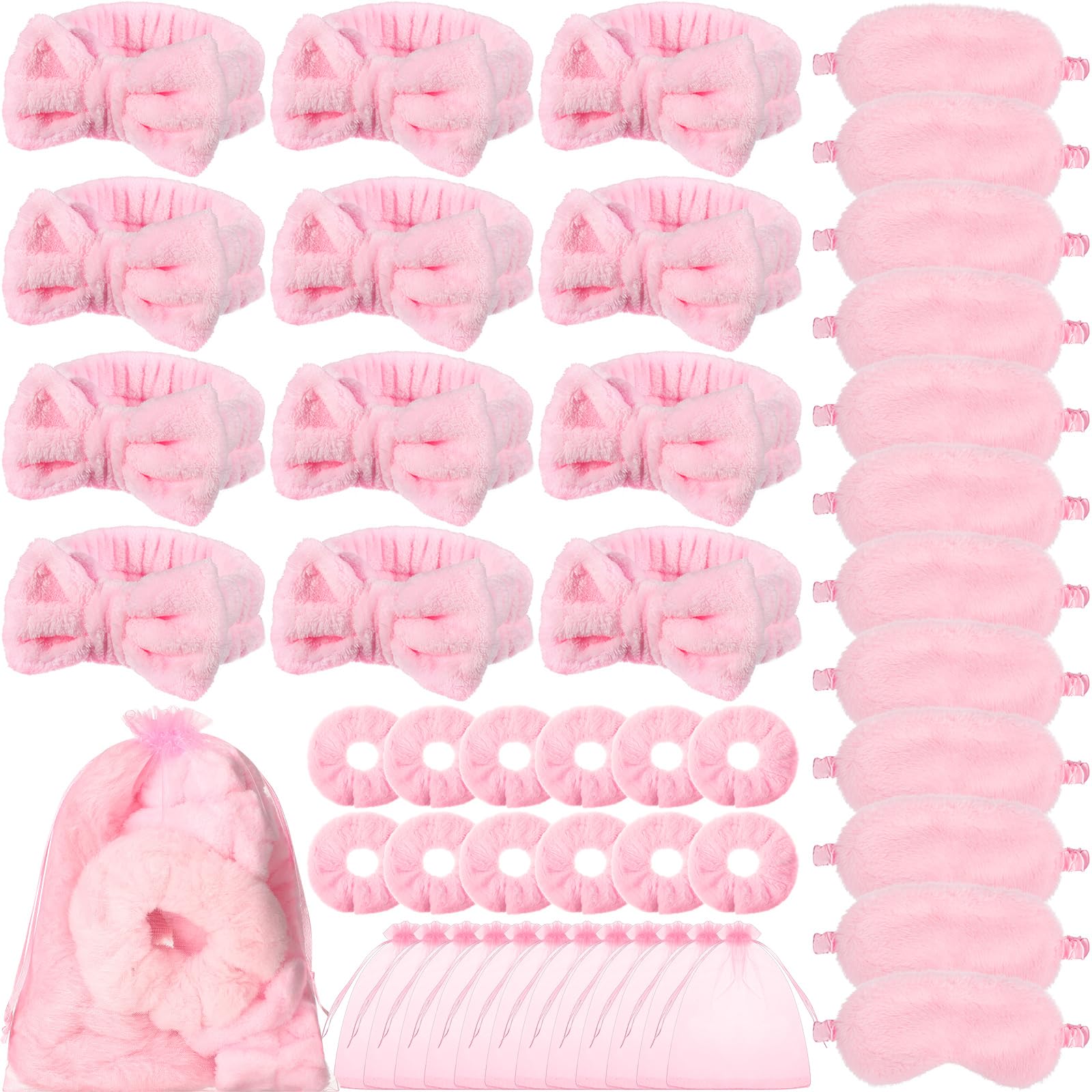 Mimorou cinta-cabeza spa rosa, comodidad para sesiones de cuidado en casa.