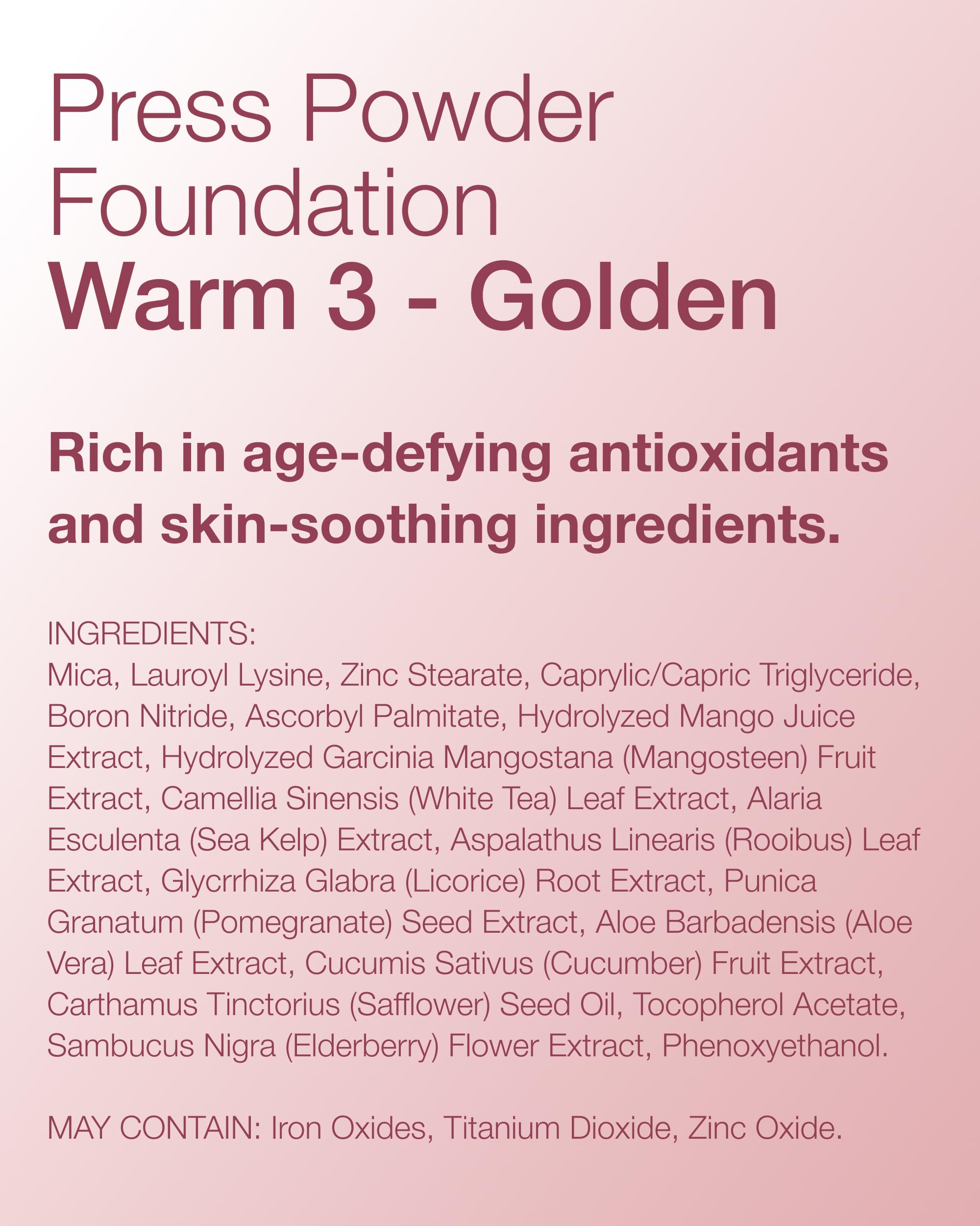 Mineral Fusion: maquillaje diario ligero para piel med/tan con undertones amarillos.
