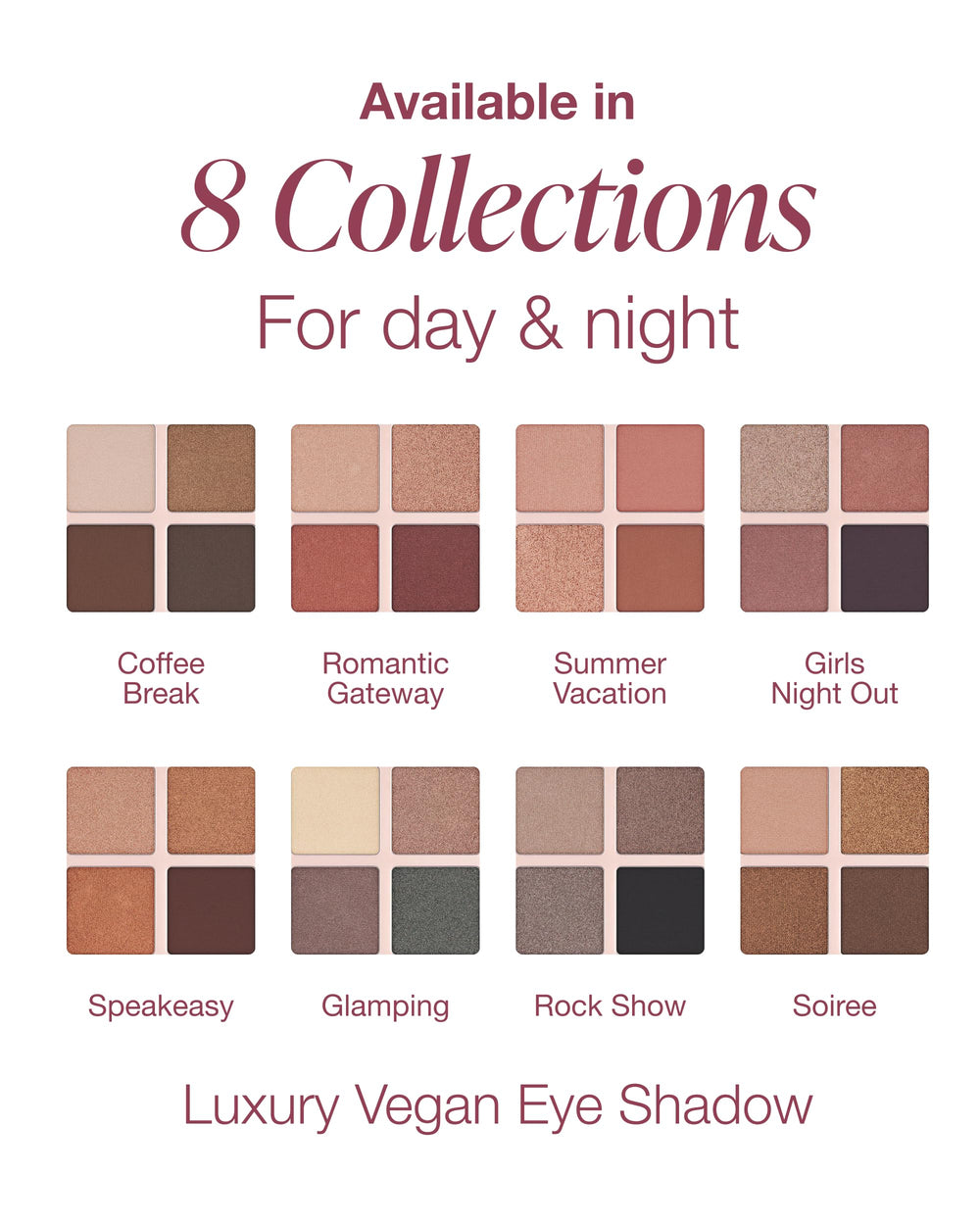 Look diurno con Mineral Fusion Coffee Break para un aspecto natural.