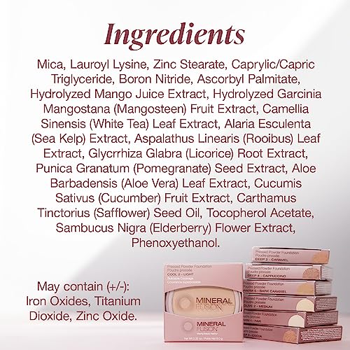Empaque compacto Mineral Fusion para retoques en cualquier lugar.