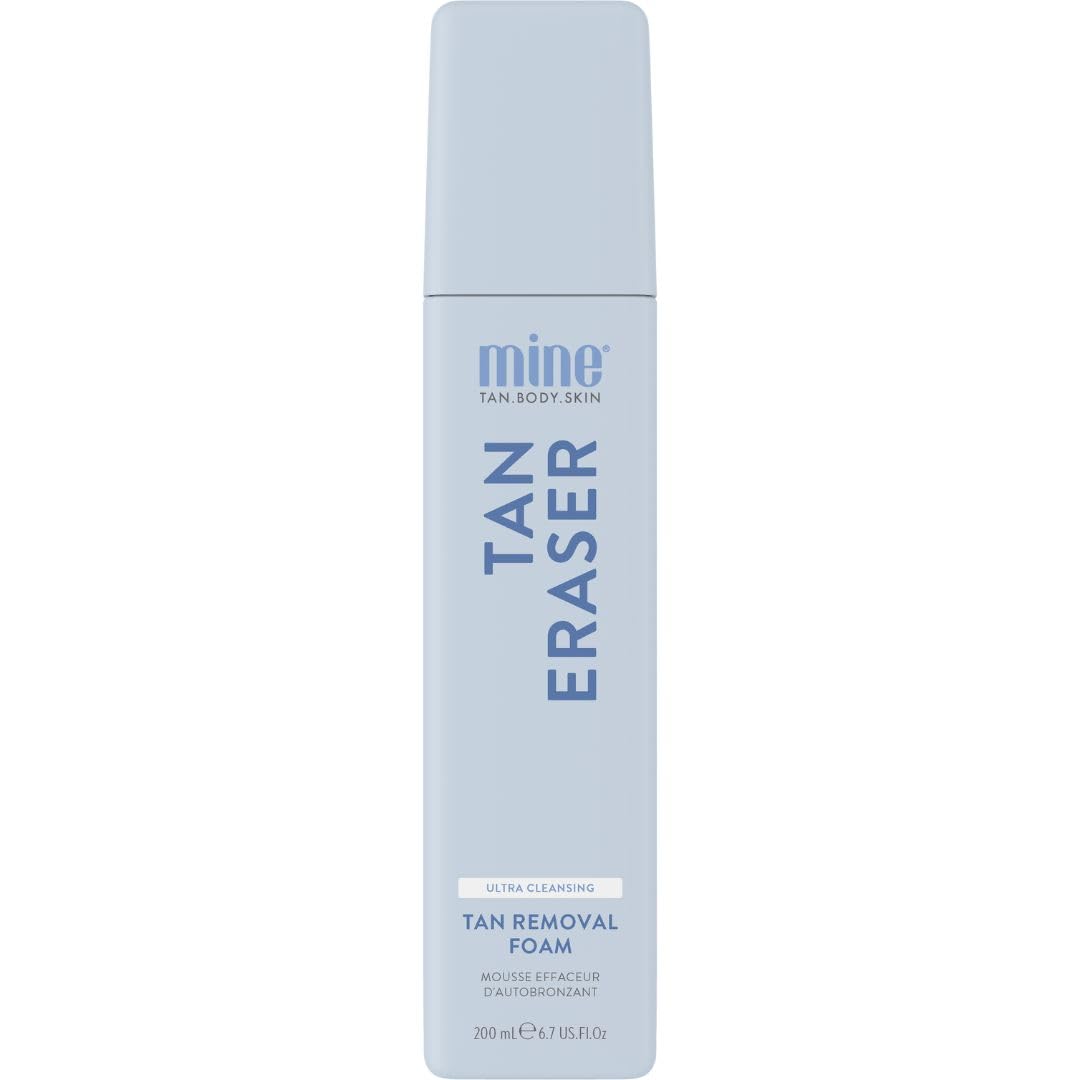 MINETAN espuma-erasor-bronceado, elimina restos para una piel suave y lista para el siguiente bronceado