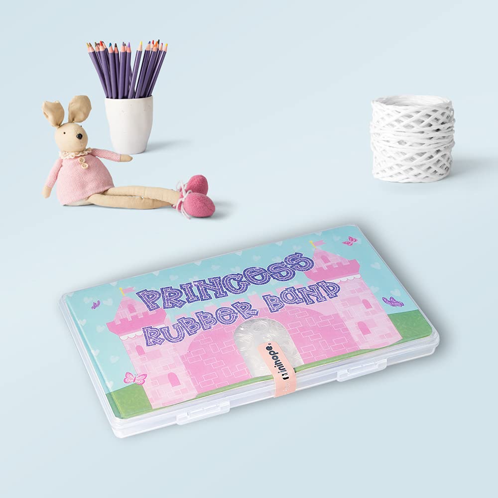 Paquete Minihope de elásticos claros para niños y mujeres, uso diario.