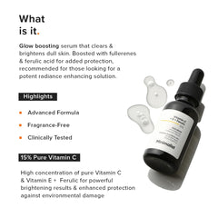 Serum Minimalist: etiqueta frontal con ingredientes clave
