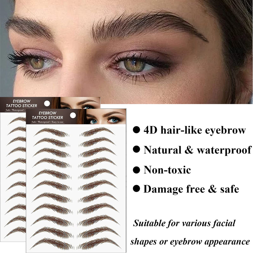 Miotorio cejas hairlike, diseño realista para un acabado suave.