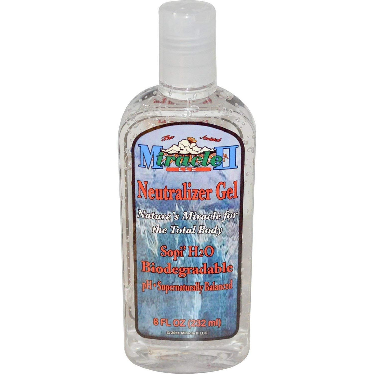Miracle II Neutralizer Gel en botella ayuda a limpiar poros y suavizar la piel