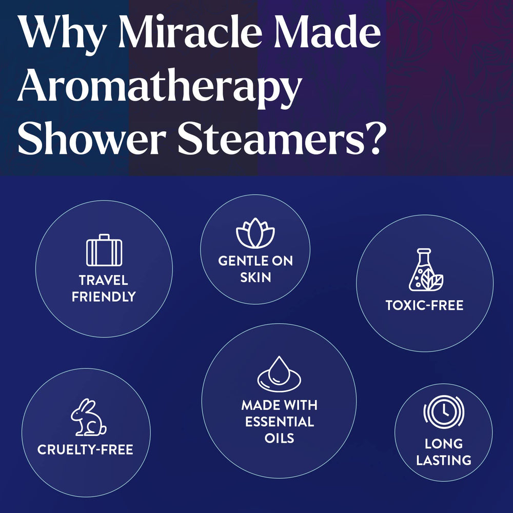 Miracle Made Uso diario en la ducha para relajación y bienestar.