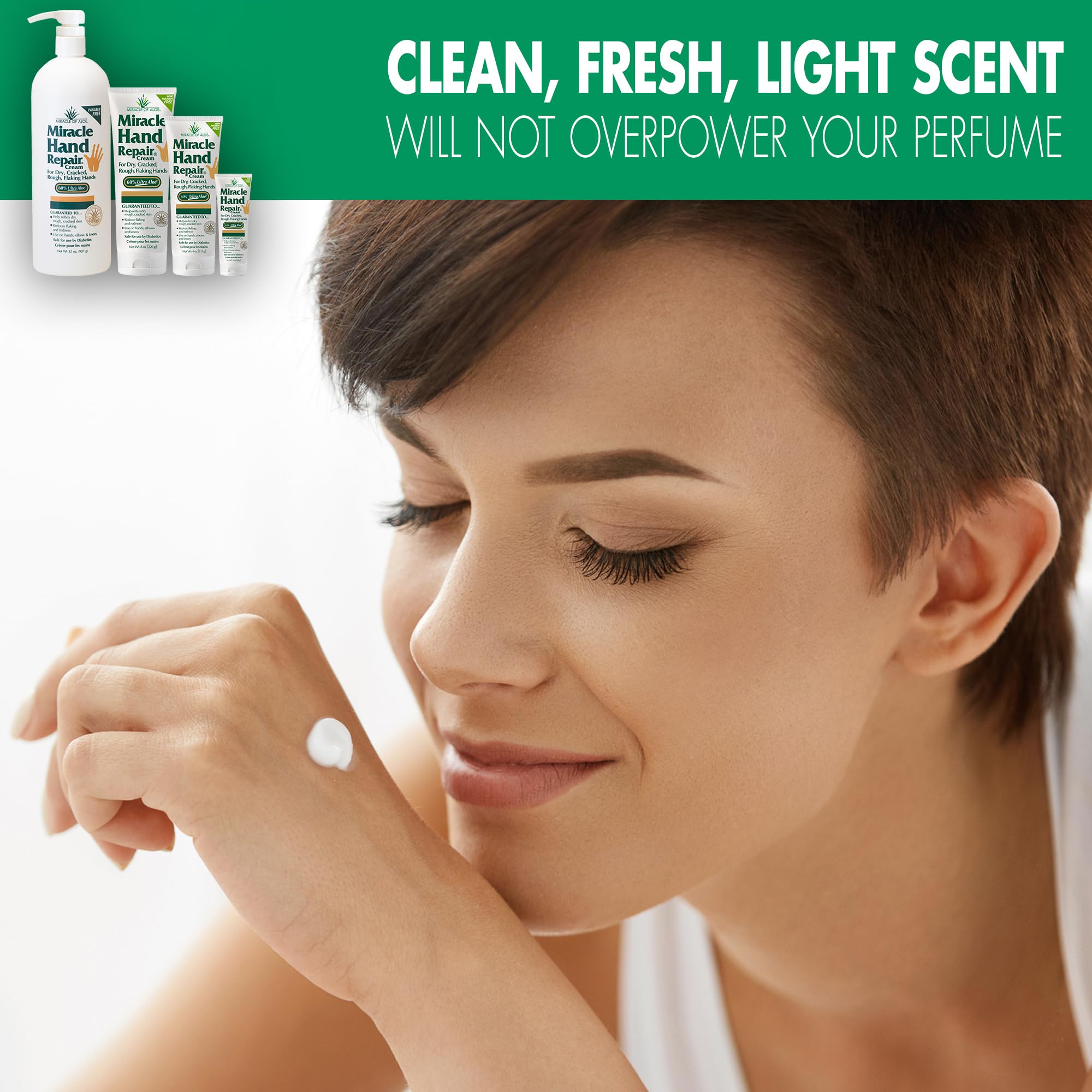 Miracle of Aloe aroma ligero, experiencia fresca al aplicar