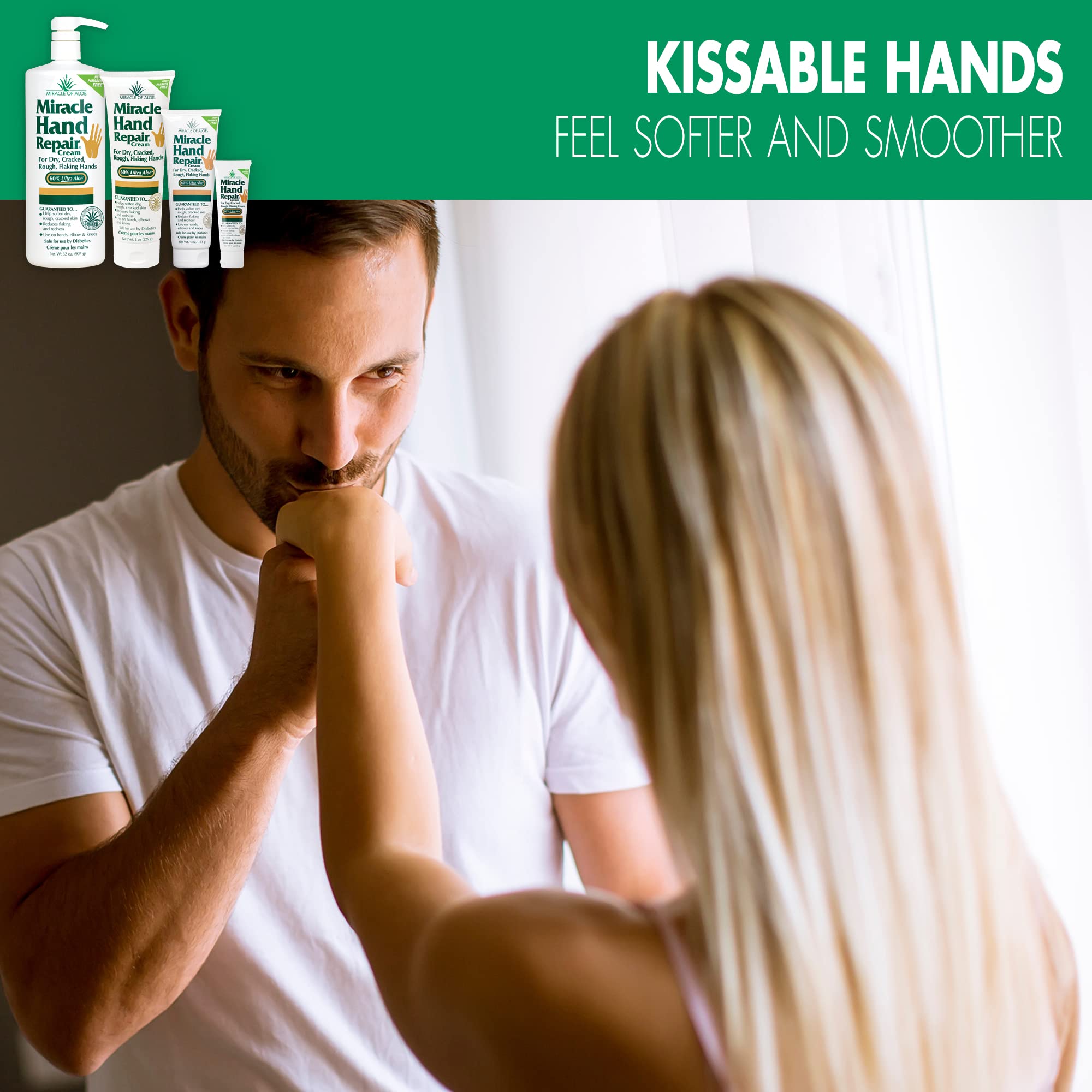 Miracle of Aloe cuidado para rodillas y codos, suaviza áreas ásperas