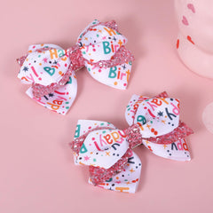 Miroksh broche cabello 4 pulgadas rosa, brillo duradero para niñas.