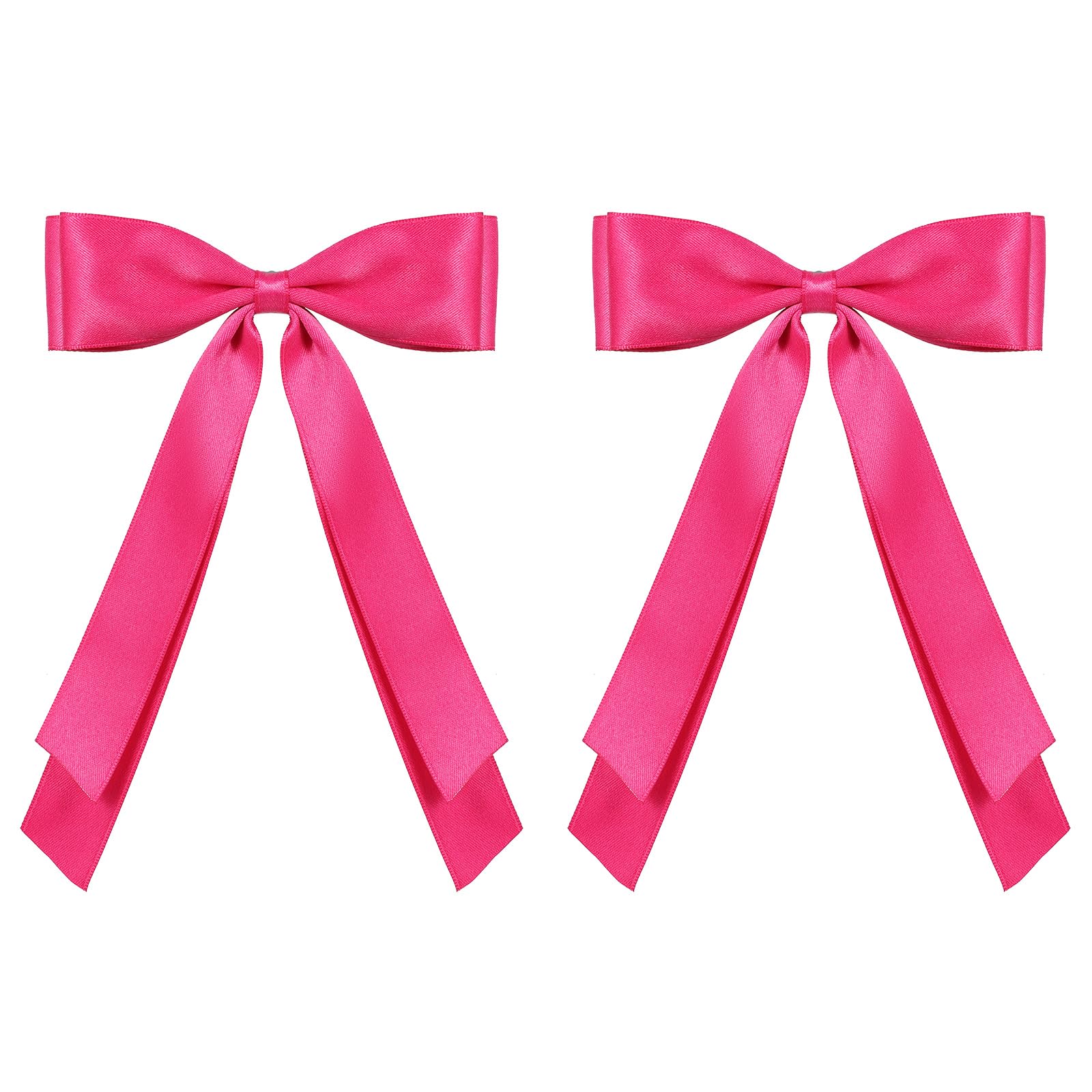 Miroksh lazo satén rosa fucsia para pelo, añade elegancia diaria.