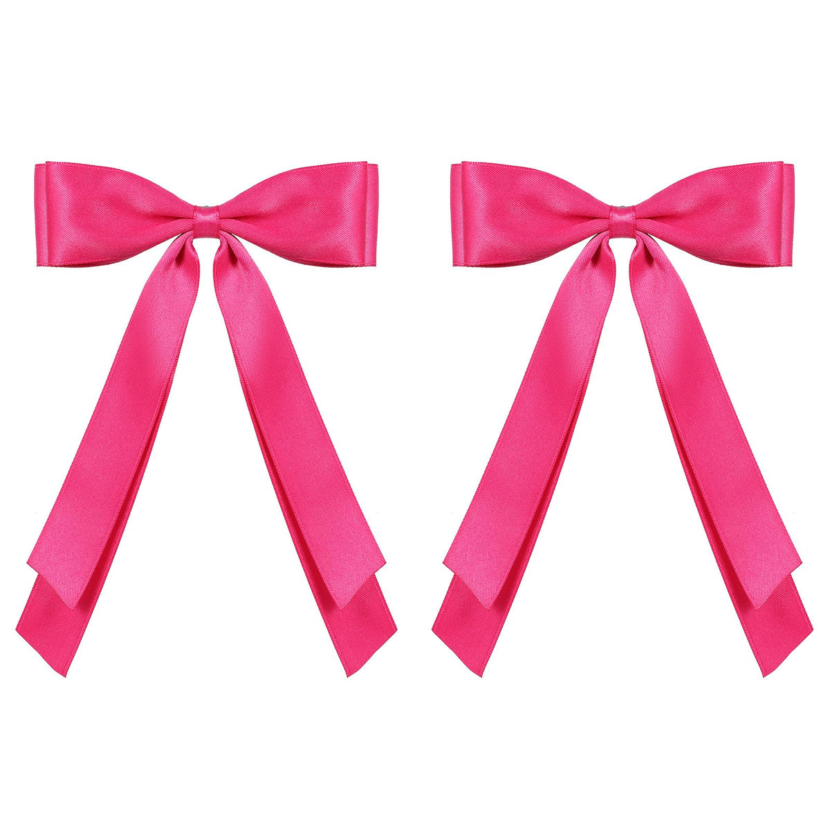 Miroksh lazo satén rosa fucsia para pelo, añade elegancia diaria.