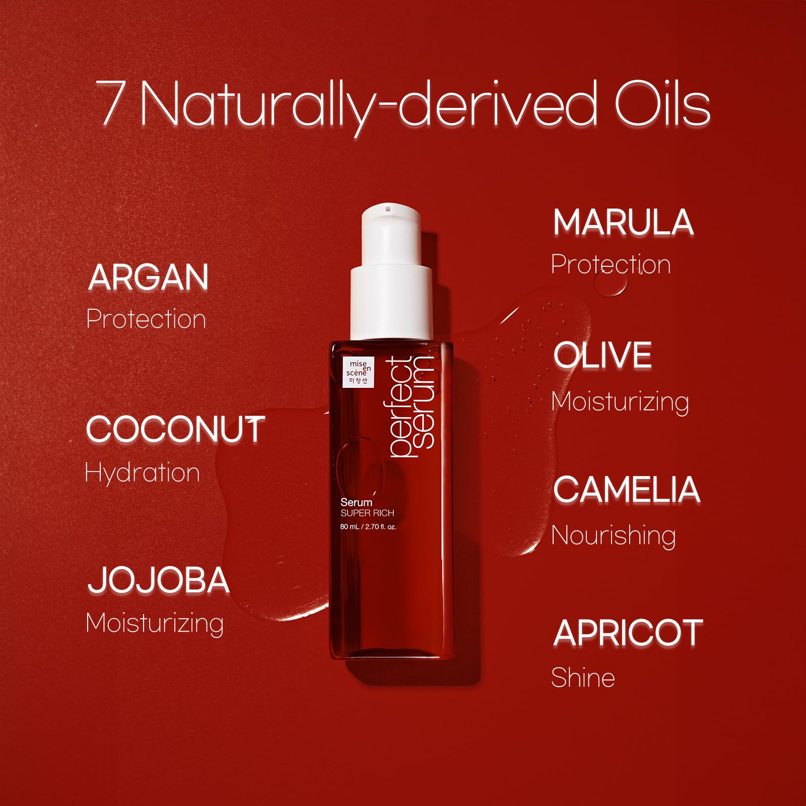 Mise En Scene Sérum Súper Rico, aroma cítrico floral para una experiencia agradable.