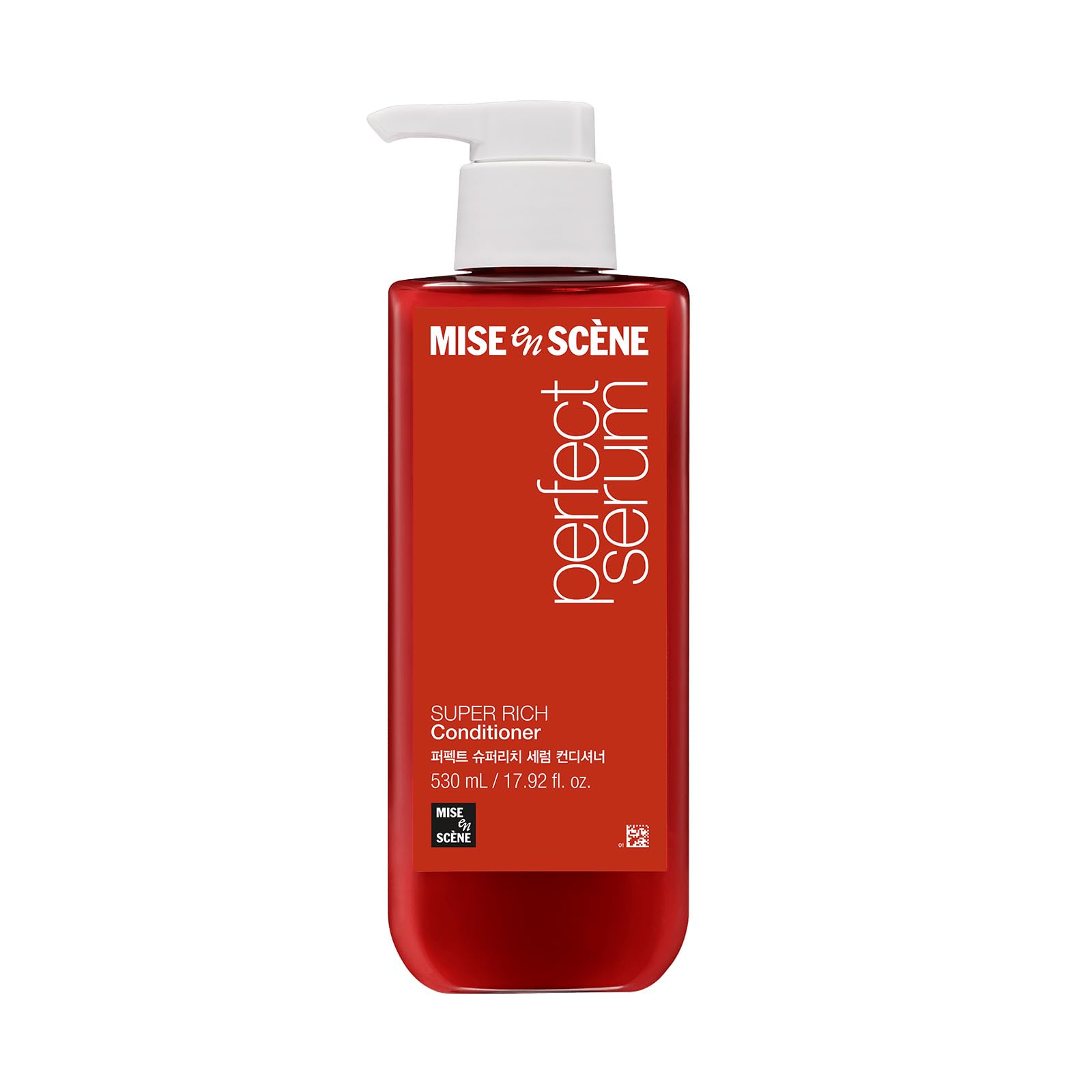 Mise En Scene Perfect Serum Super Rich Conditioner: botella con nutrición profunda para cabello dañado