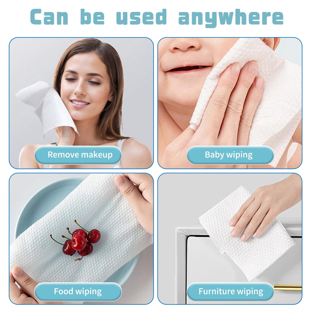 MISHCHI toallas multiusos para rostro, bebé y hogar, prácticas y seguras.