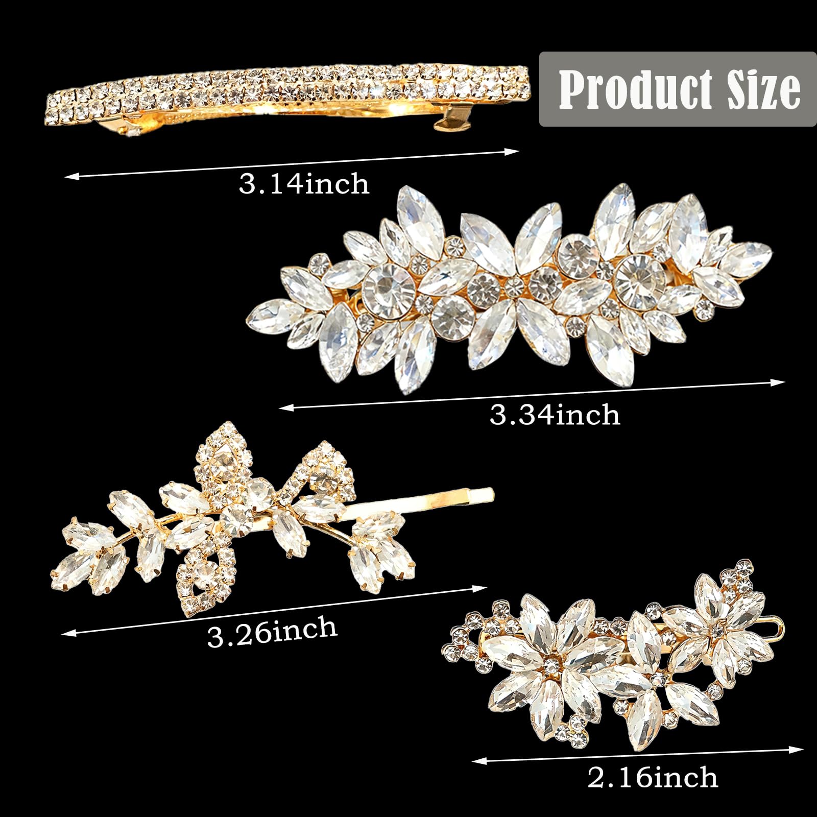 Look con accesorios de cristal Miskate para bodas y fiestas.