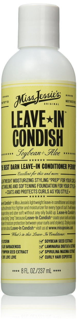 Miss Jessie's acondicionador sin enjuague 8 oz, botella para uso diario y peinado suave