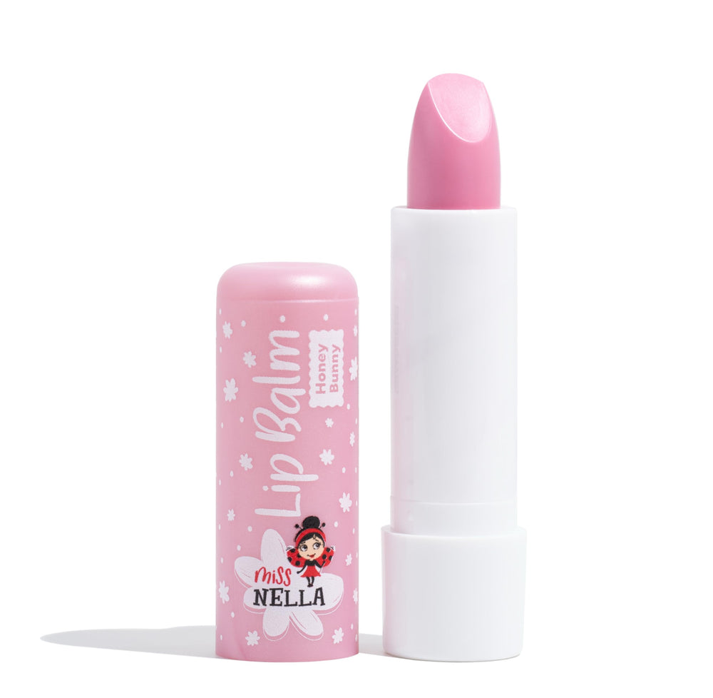 Miss Nella Honey Bunny bálsamo labial infantil suave para labios sensibles