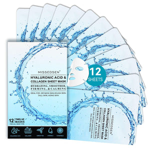 MISSEDSEN mascarilla de colágeno con hidratación profunda para piel suave y luminosa.