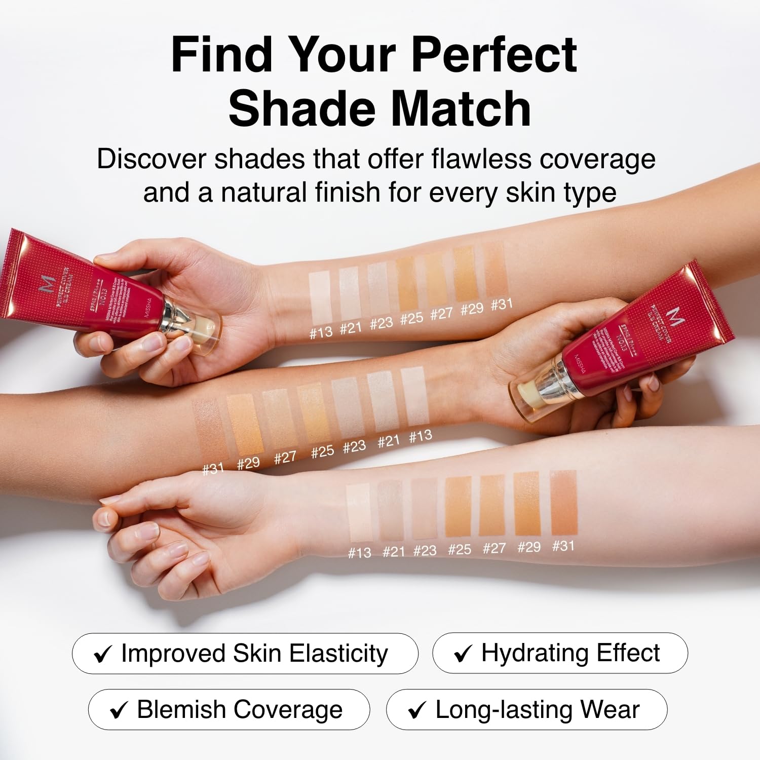 MISSHA M Perfect Cover BB Cream Dual Pack No.23 facilita combinar tonos