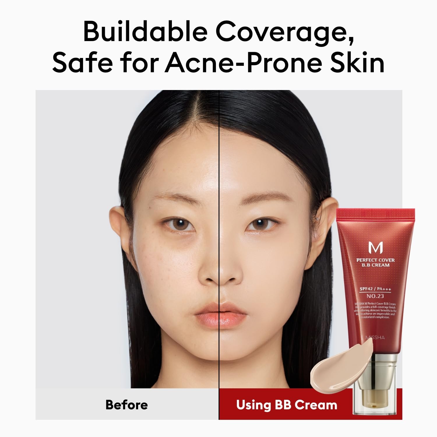 MISSHA M Perfect Cover BB Cream Dual Pack No.23 protección solar SPF 42
